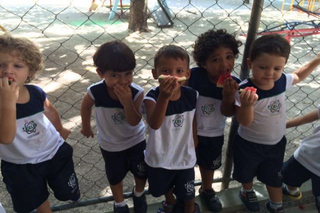 Hora da fruta na Educação Infantil
