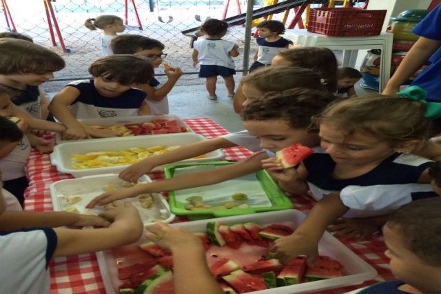 Hora da fruta na Educação Infantil